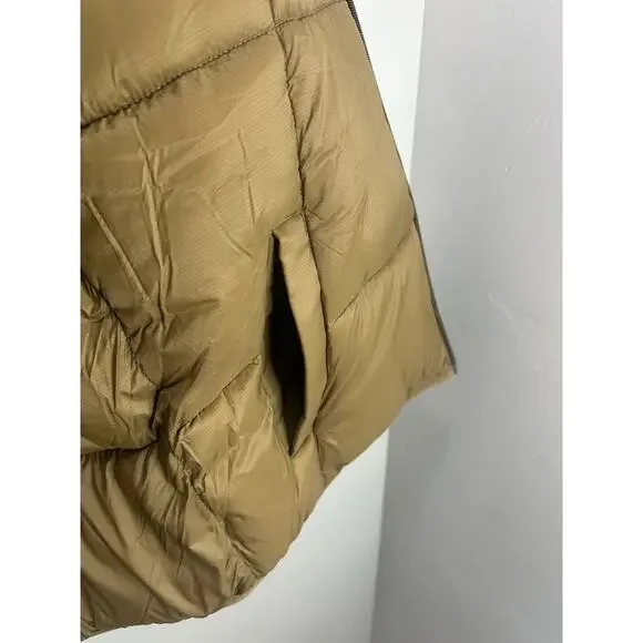 Hollister NWT Men Ultimate Collection Reversible Brown Puffer Jacket size Large - Picture 12 of 12